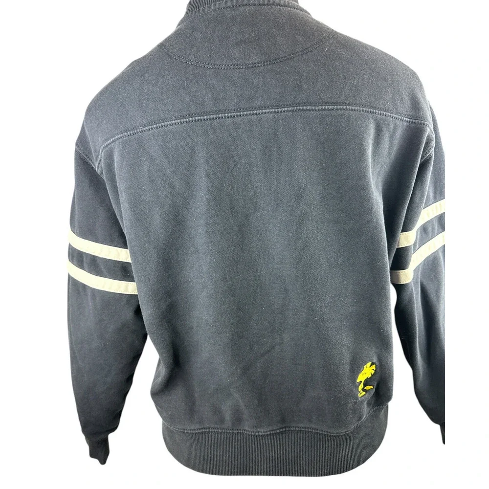 Coach X Peanuts Snoopy Lights Crewneck Oversized Sweatshirt Navy Blue Women's XS - Picture 9 of 14